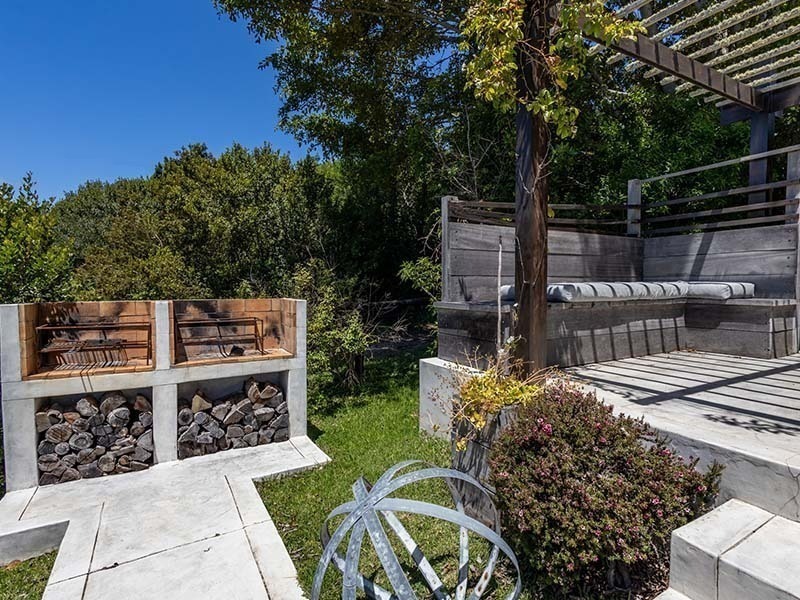 Patio and BBQ area